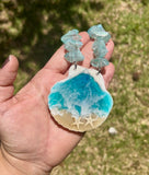 Sea shell (Real dyed Quartz blue)